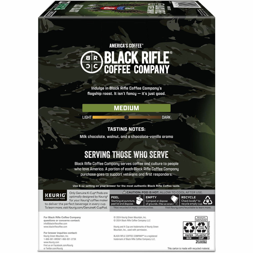 Black Rifle K-Cup Just Black Coffee