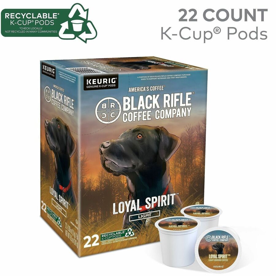 Black Rifle K-Cup, Pod Coffee Loyal Spirit K-Cup Coffee Pods