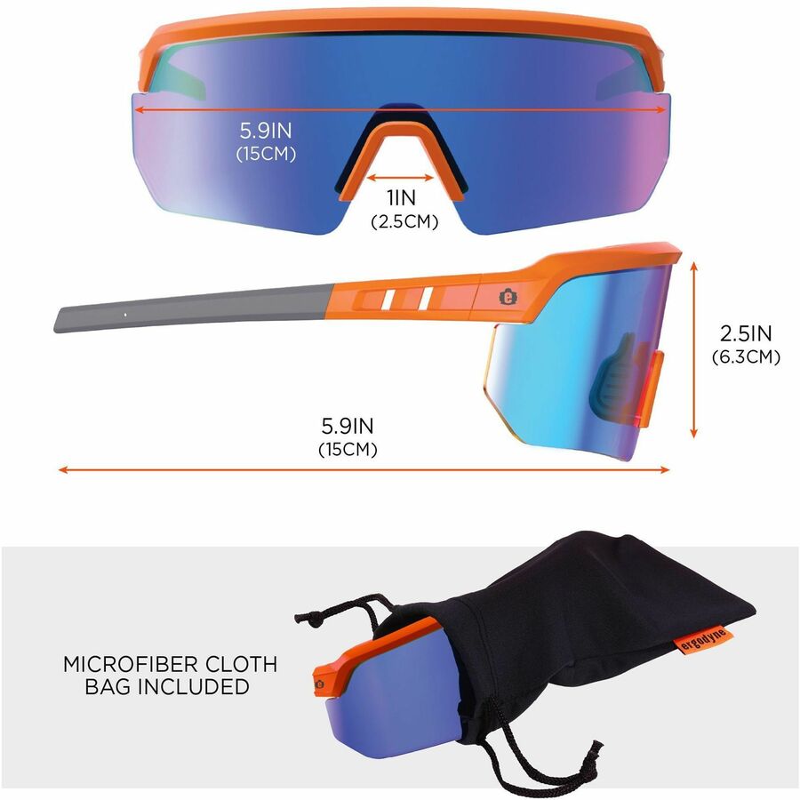 Ergodyne AEGIR Polarized Anti-Fog Safety Glasses