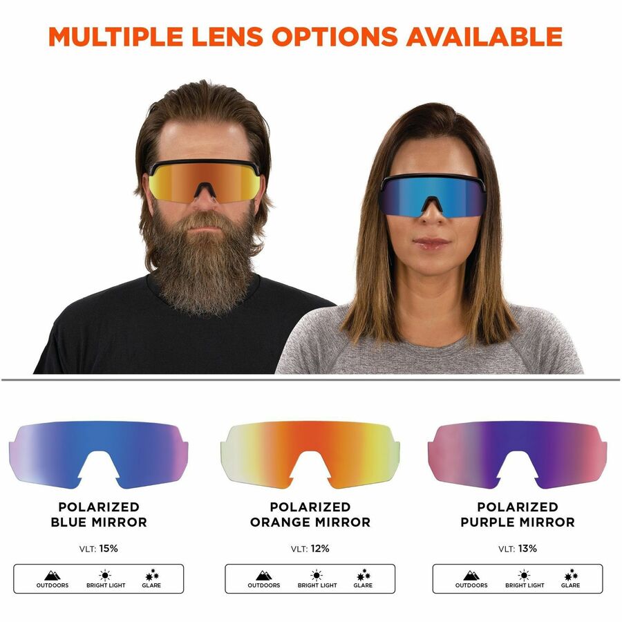 Ergodyne AEGIR Polarized Anti-Fog Safety Glasses