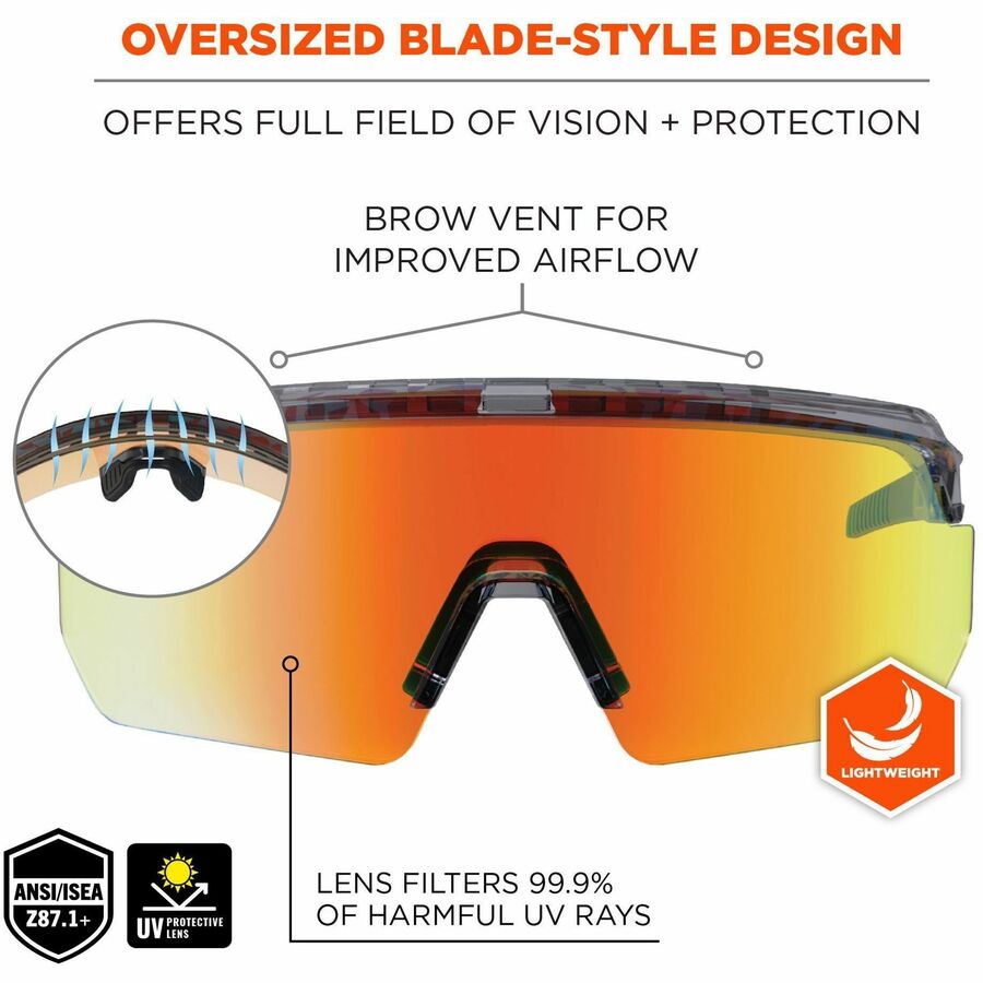 Ergodyne Aegir Polarized Anti-Fog Safety Glasses