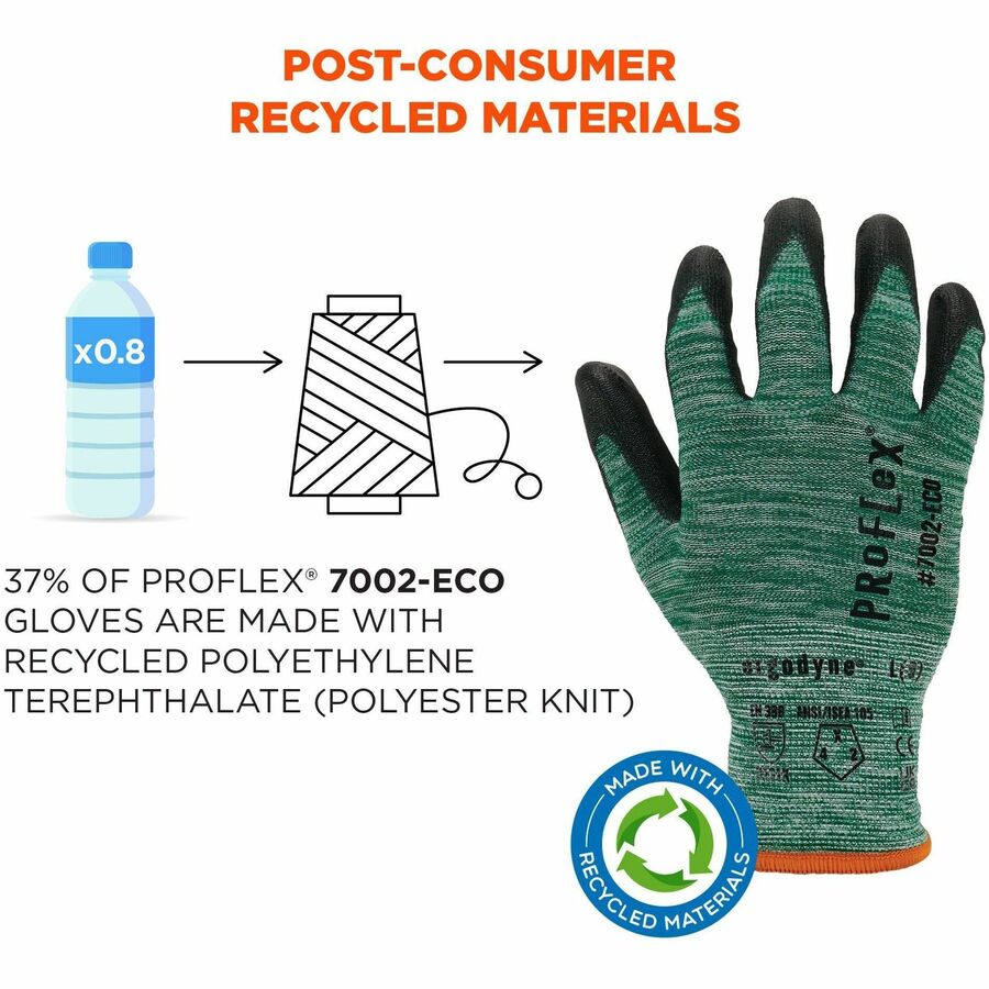 Ergodyne 7002-ECO Recycled PU-Coated Gloves