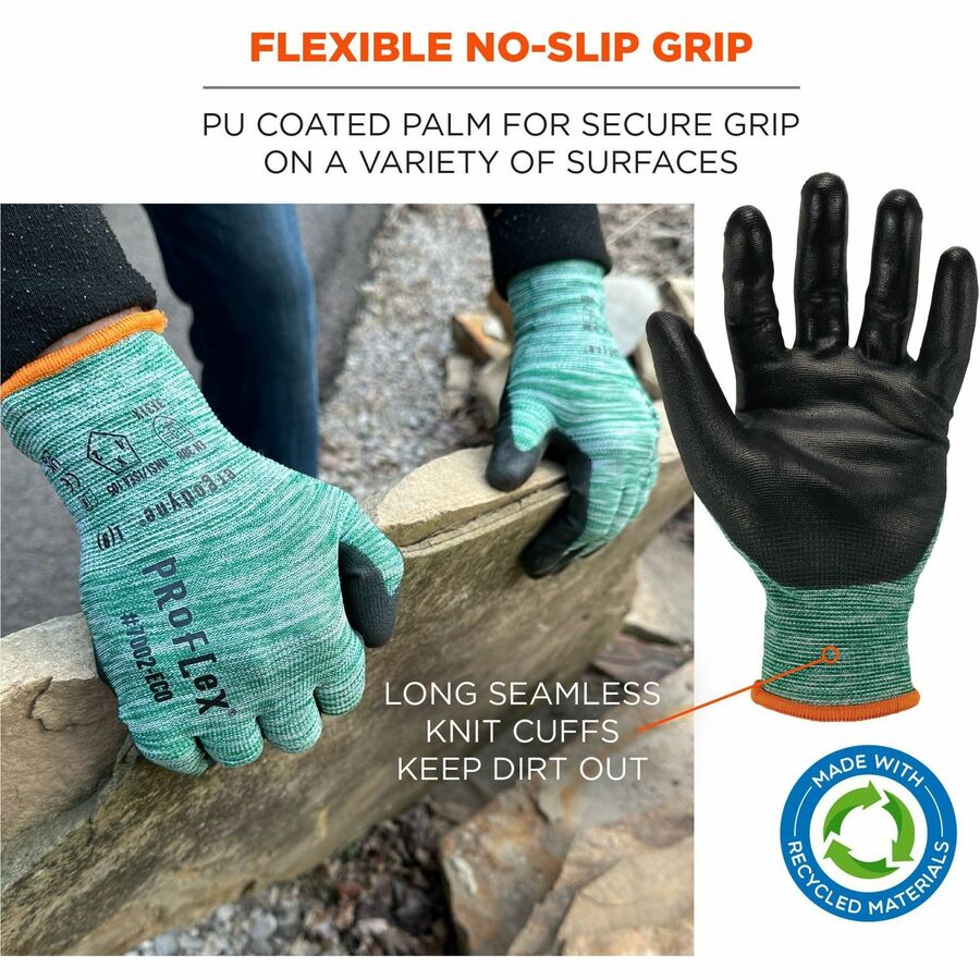 Ergodyne 7002-ECO Recycled PU-Coated Gloves