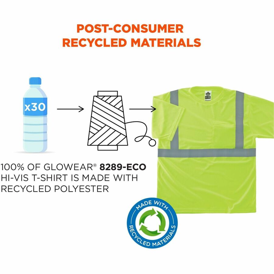 Ergodyne 8289-ECO Recycled Hi-Vis T-Shirt