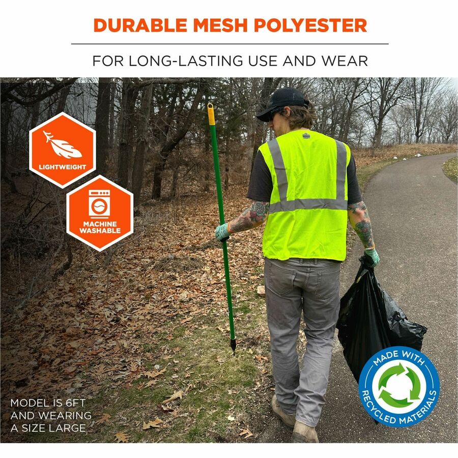 Ergodyne GloWear 8205HL-ECO Recycled Hi-Vis Vests
