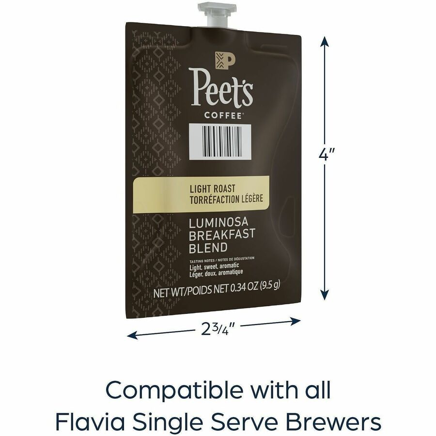 Flavia Freshpack Peet's Cafe Colombia Luminosa Coffee