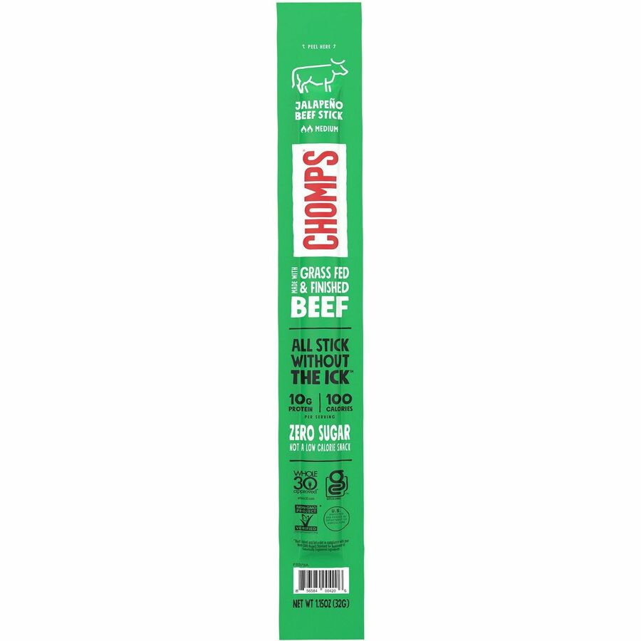 CHOMPS Jalapeno Beef Snack Sticks