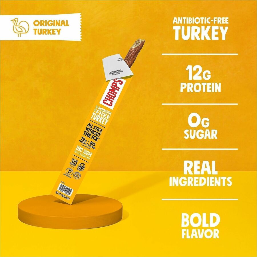 CHOMPS Original Turkey Snack Sticks