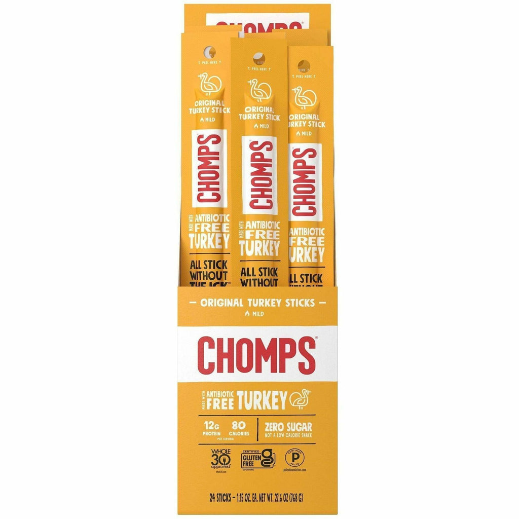 CHOMPS Original Turkey Snack Sticks