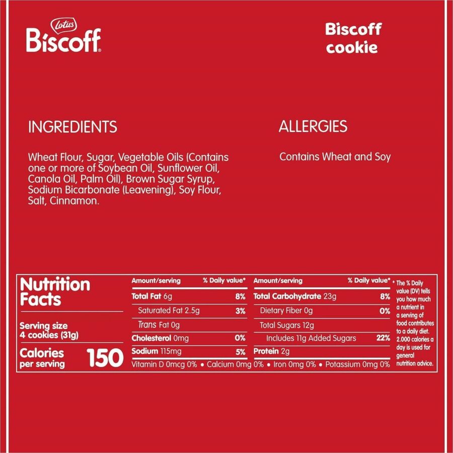 Biscoff Individually Wrapped Cookies with Dispenser