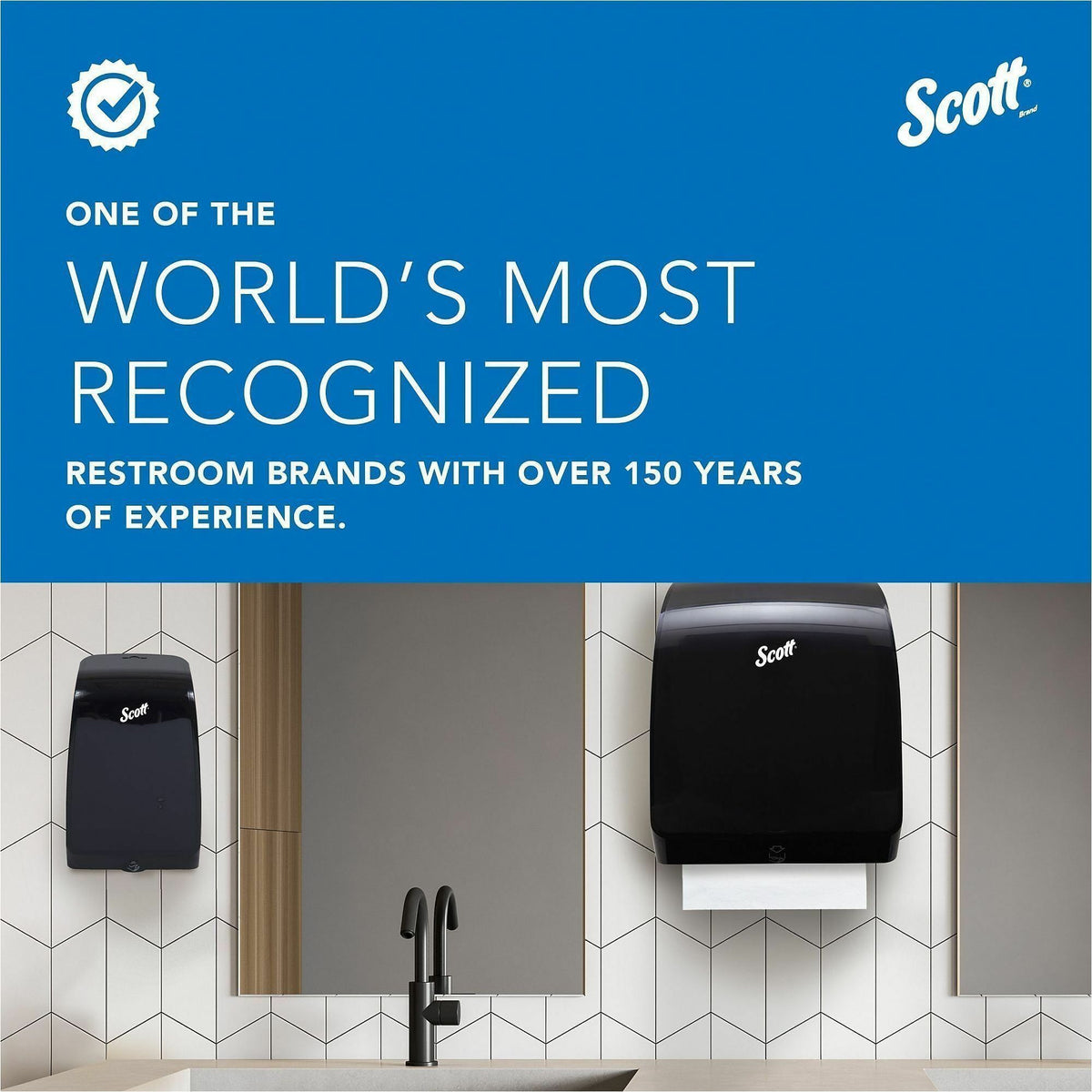 Scott® Universal 100% Recycled Fiber Hard Roll Paper Towels