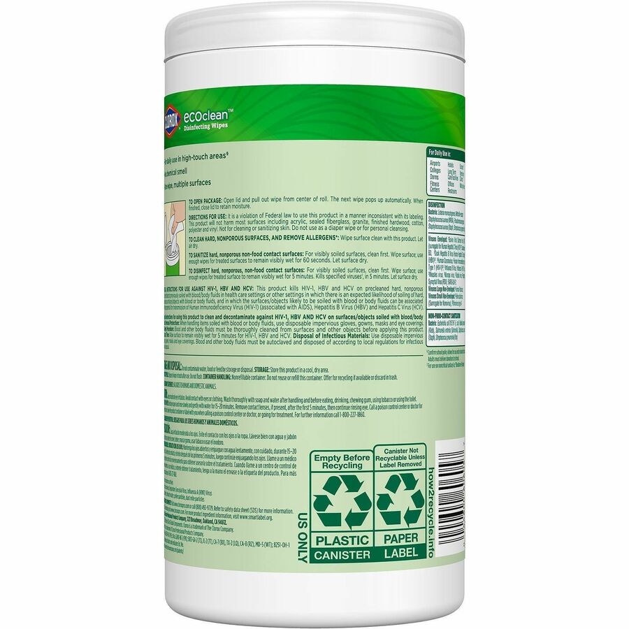 CloroxPro™ EcoClean Disinfecting Wipes