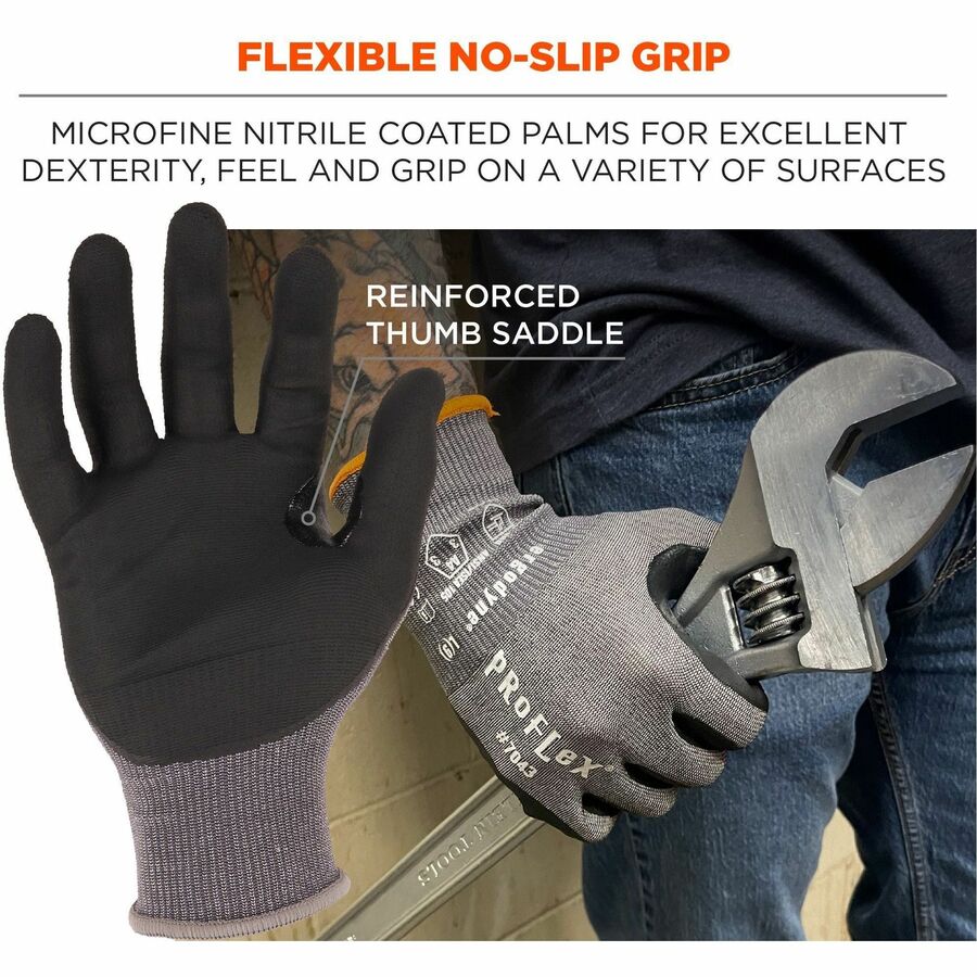 Ergodyne 7043 Nitrile-Coated Cut-Resistant Gloves