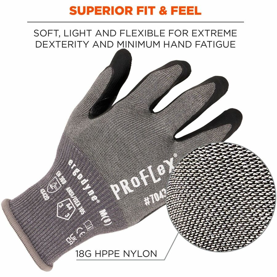 Ergodyne 7043 Nitrile-Coated Cut-Resistant Gloves