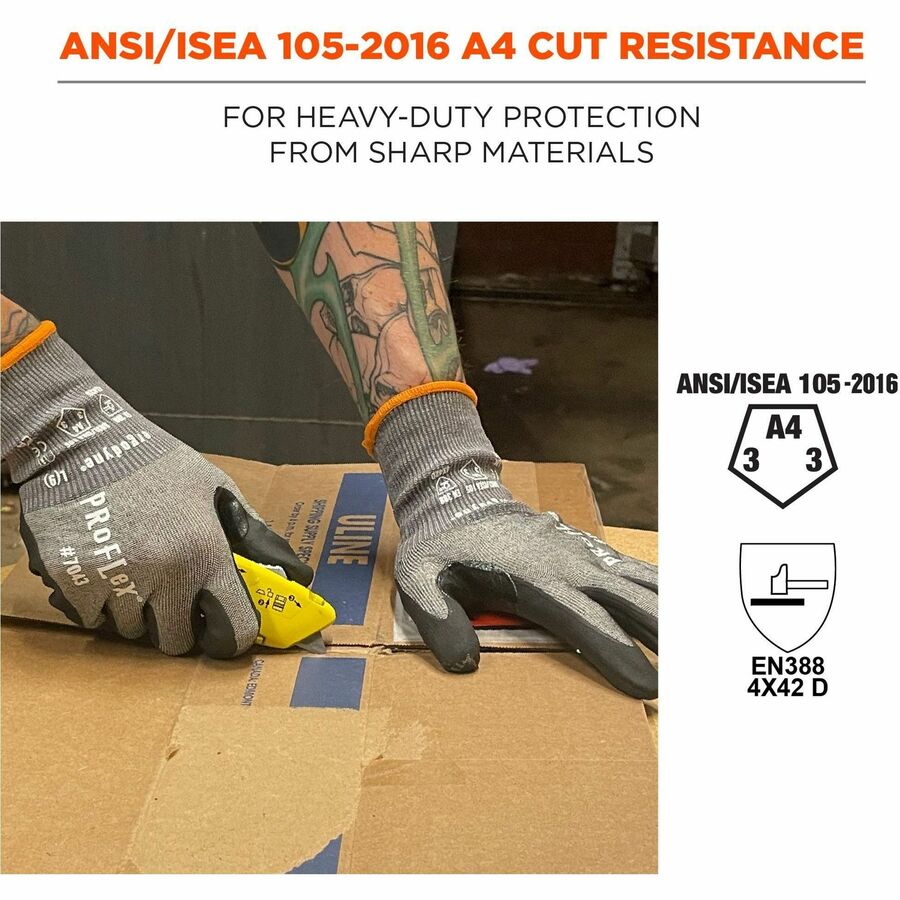Ergodyne 7043 Nitrile-Coated Cut-Resistant Gloves