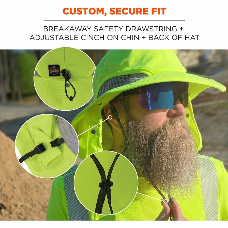 Ergodyne 8934 Ranger Hat with Neck Shade