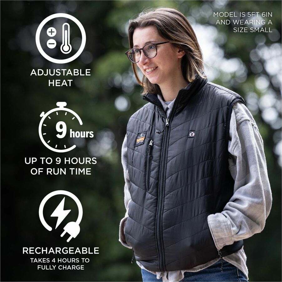 Ergodyne N-Ferno 6495 Rechargeable Heated Vests