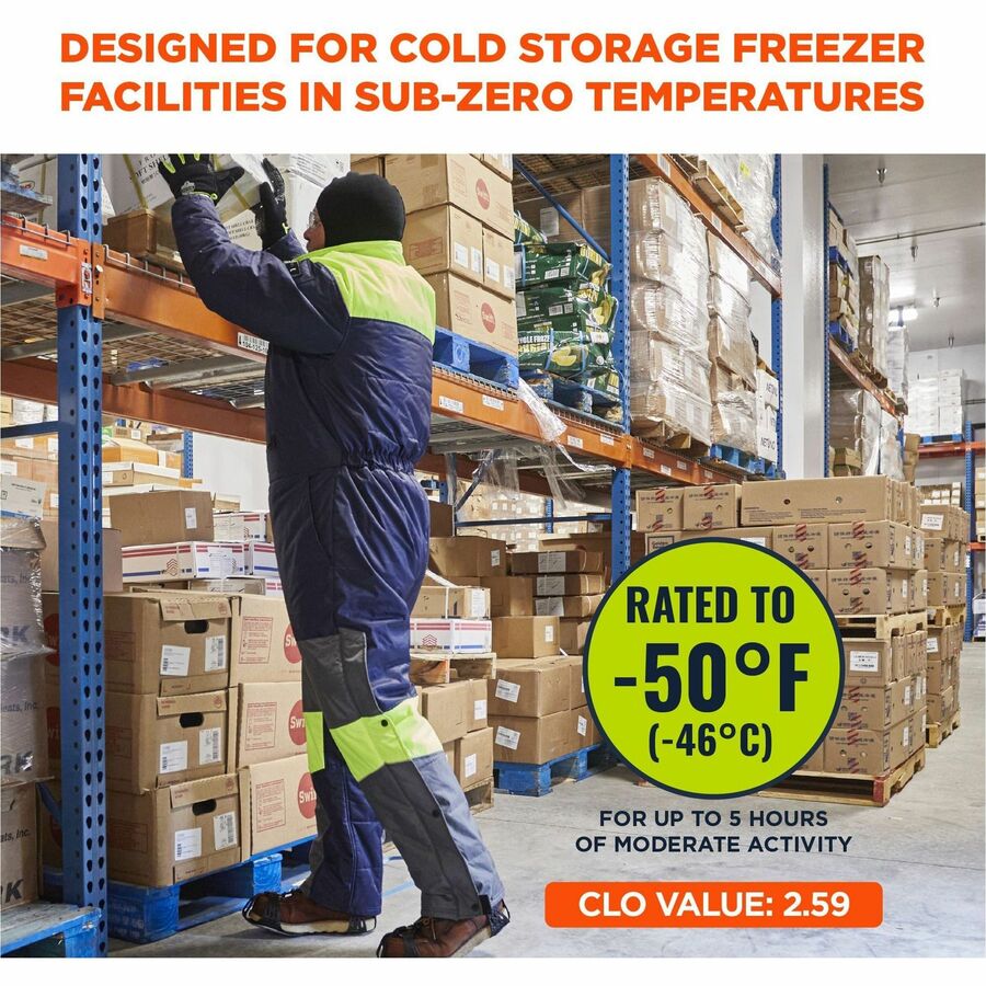 Ergodyne N-Ferno 6475 Insulated Freezer Coveralls
