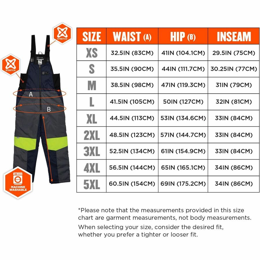 Ergodyne Insulated Freezer Bib Overalls