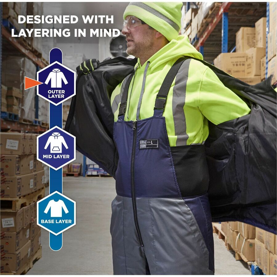 Ergodyne Insulated Freezer Bib Overalls