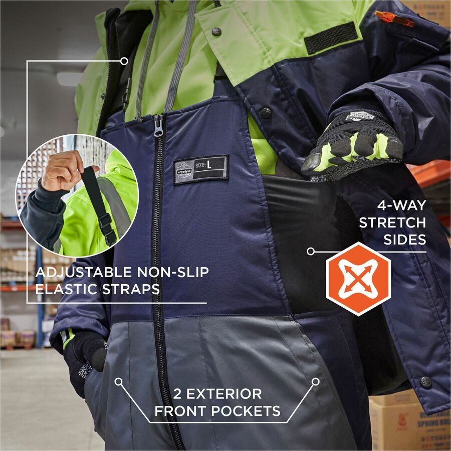 Ergodyne Insulated Freezer Bib Overalls
