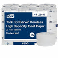 TORK OptiServe High Capacity Coreless Toilet Paper White T5