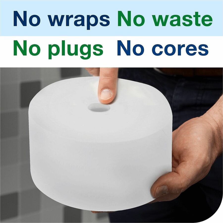 TORK OptiServe High Capacity Coreless Toilet Paper White T5