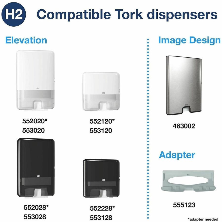 TORK Xpress Compressed Multifold Hand Towel White H2