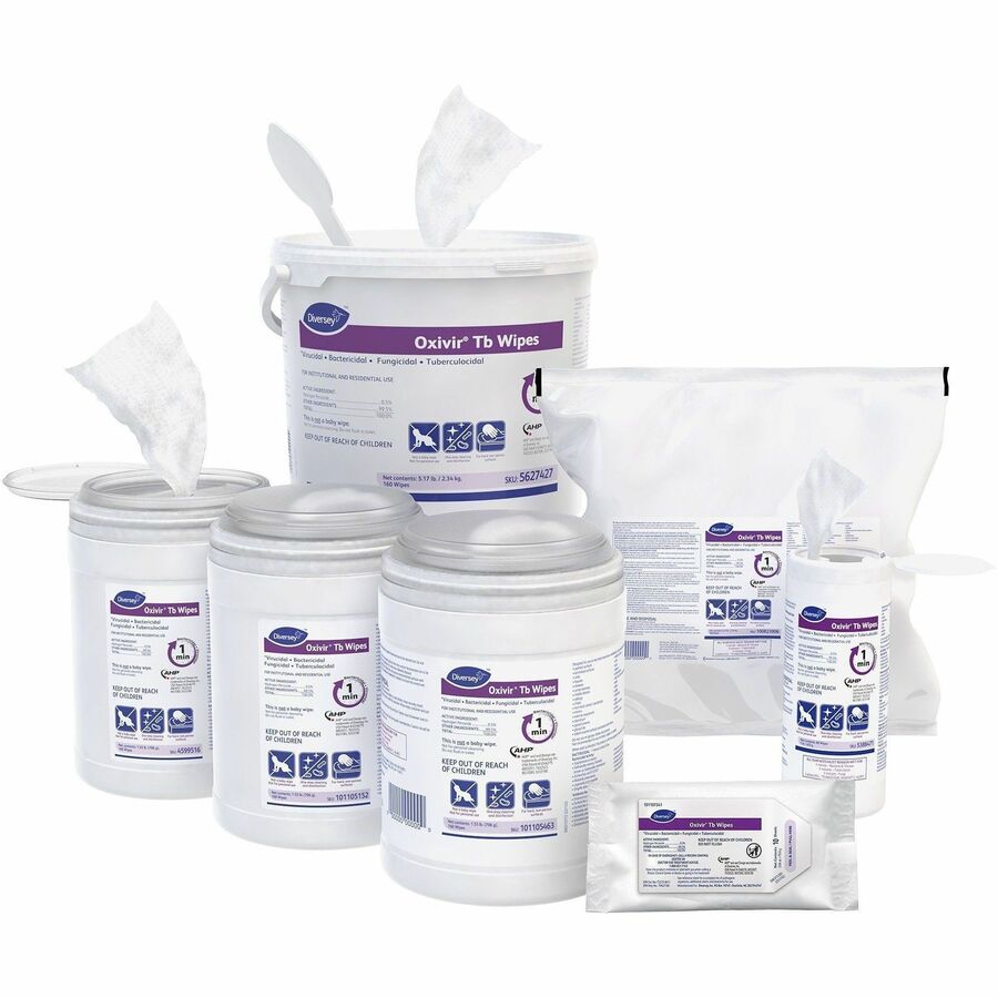 Diversey Care Oxivir Tb Disinfectant Cleaner Wipes