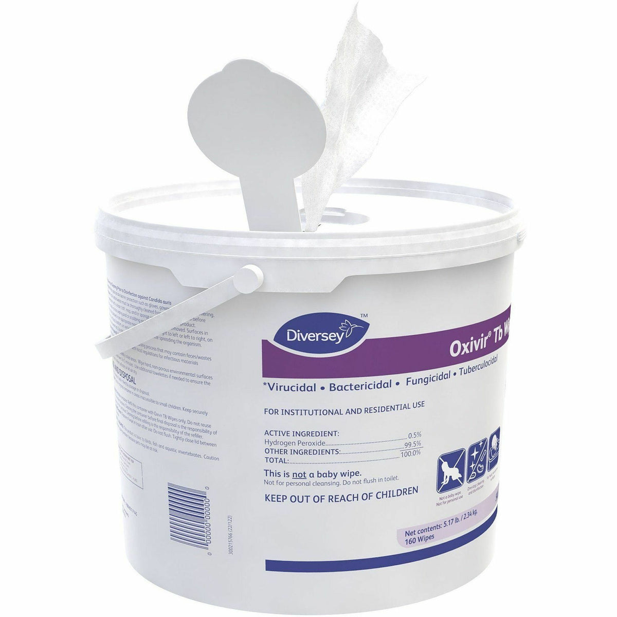 Diversey Care Oxivir Tb Disinfectant Cleaner Wipes