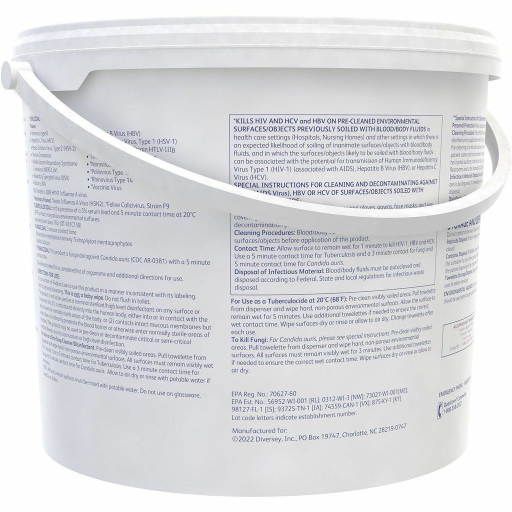 Diversey Care Oxivir Tb Disinfectant Cleaner Wipes