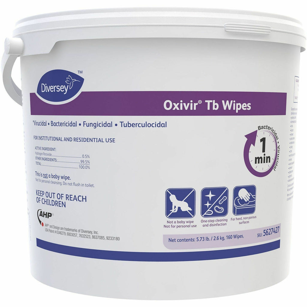 Diversey Care Oxivir Tb Disinfectant Cleaner Wipes