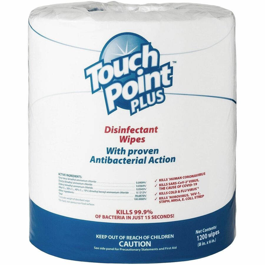 Touch Point® Plus Disinfectant Wipes