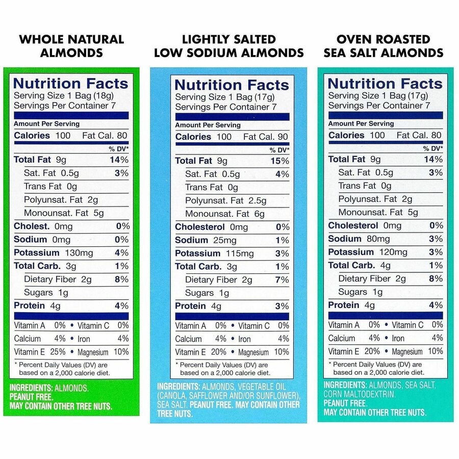 Blue Diamond Almonds Variety Pouches