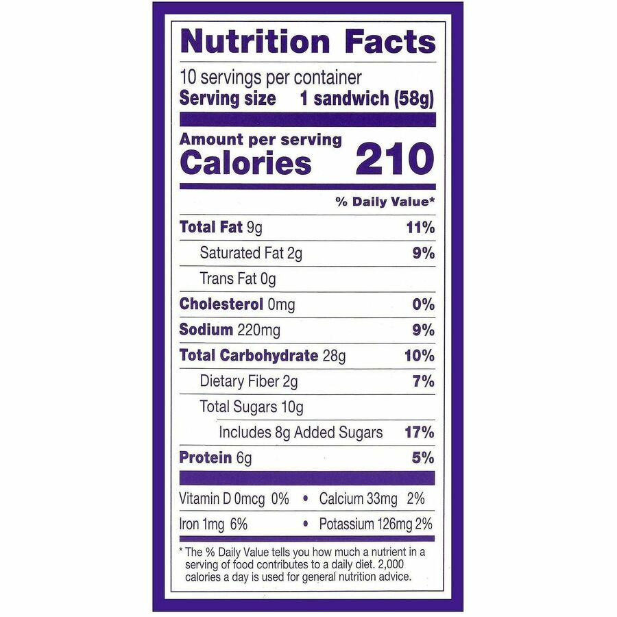 Smucker's Uncrustables Peanut Butter & Grape Jelly