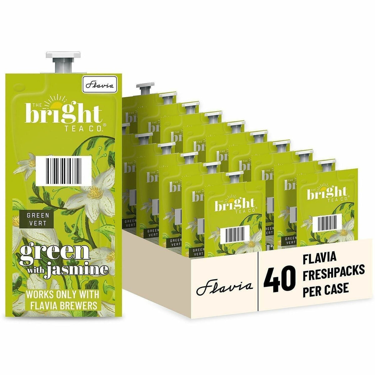 Flavia Bright Tea Co Green Tea with Jasmine Green Tea Freshpack