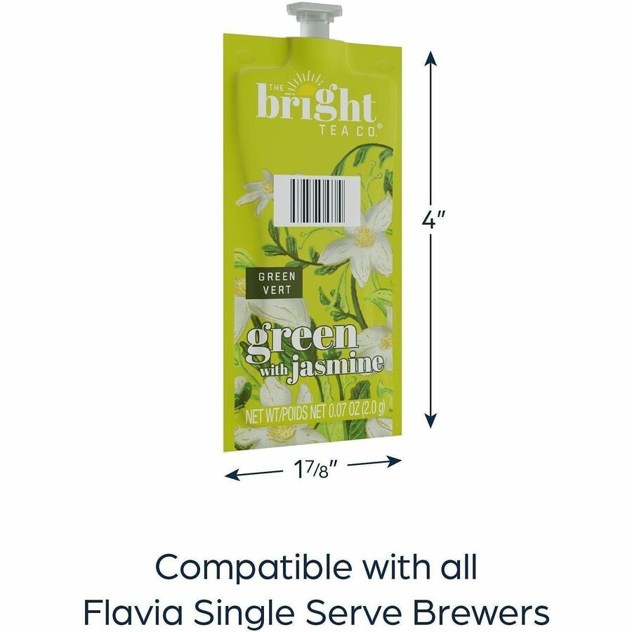Flavia Bright Tea Co Green Tea with Jasmine Green Tea Freshpack