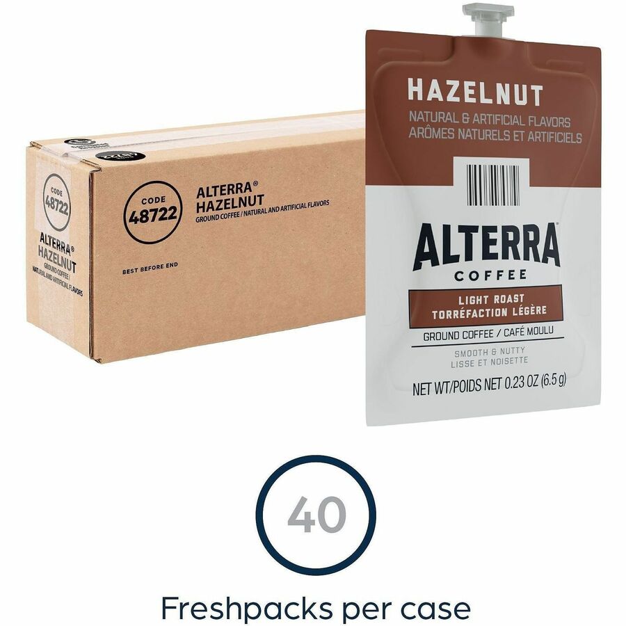 Flavia Freshpack Alterra Light Roast Hazelnut Flavored Coffee