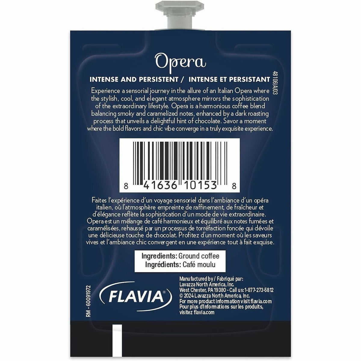 Flavia Freshpack Opera Intenso Dark Roast Coffee