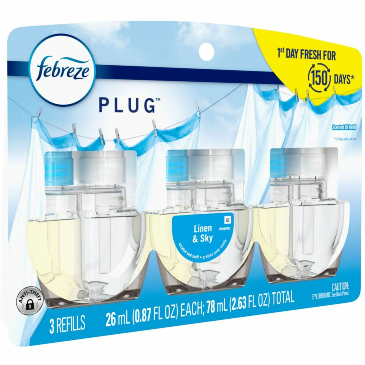 Febreze Plug Linen/Sky Oil Refill