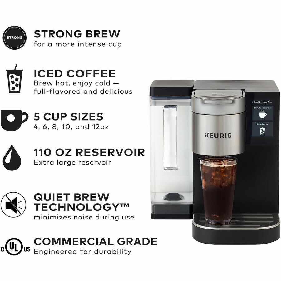 Keurig K-2550 Commercial Single Serve Coffee Maker With 110oz. Water Reservoir