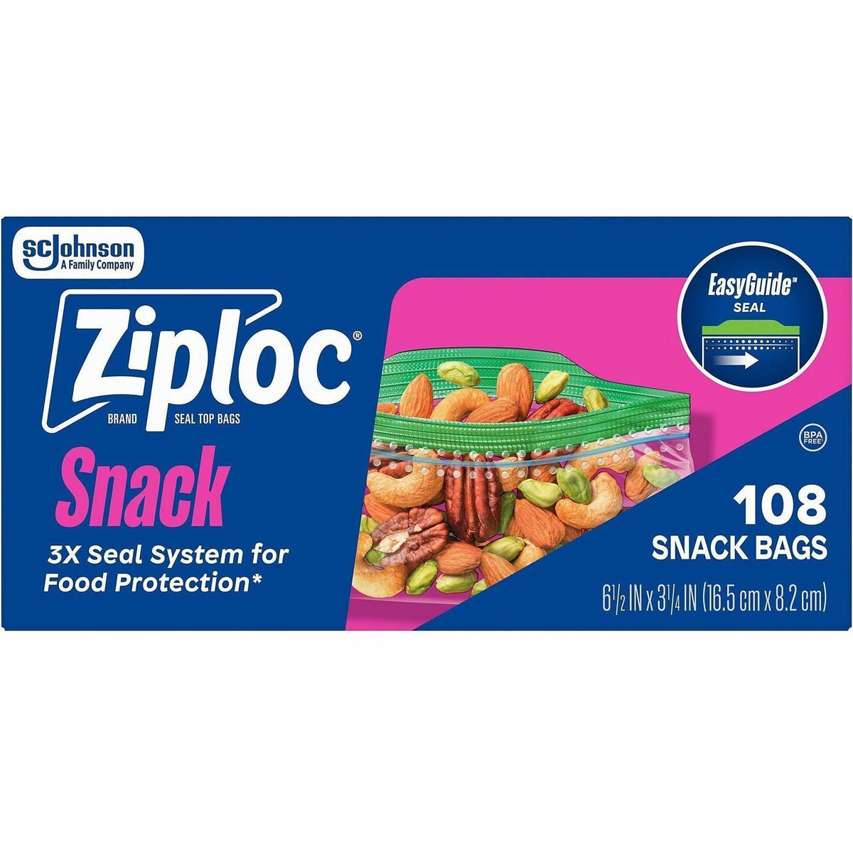 Ziploc® Snack Size Storage Bags