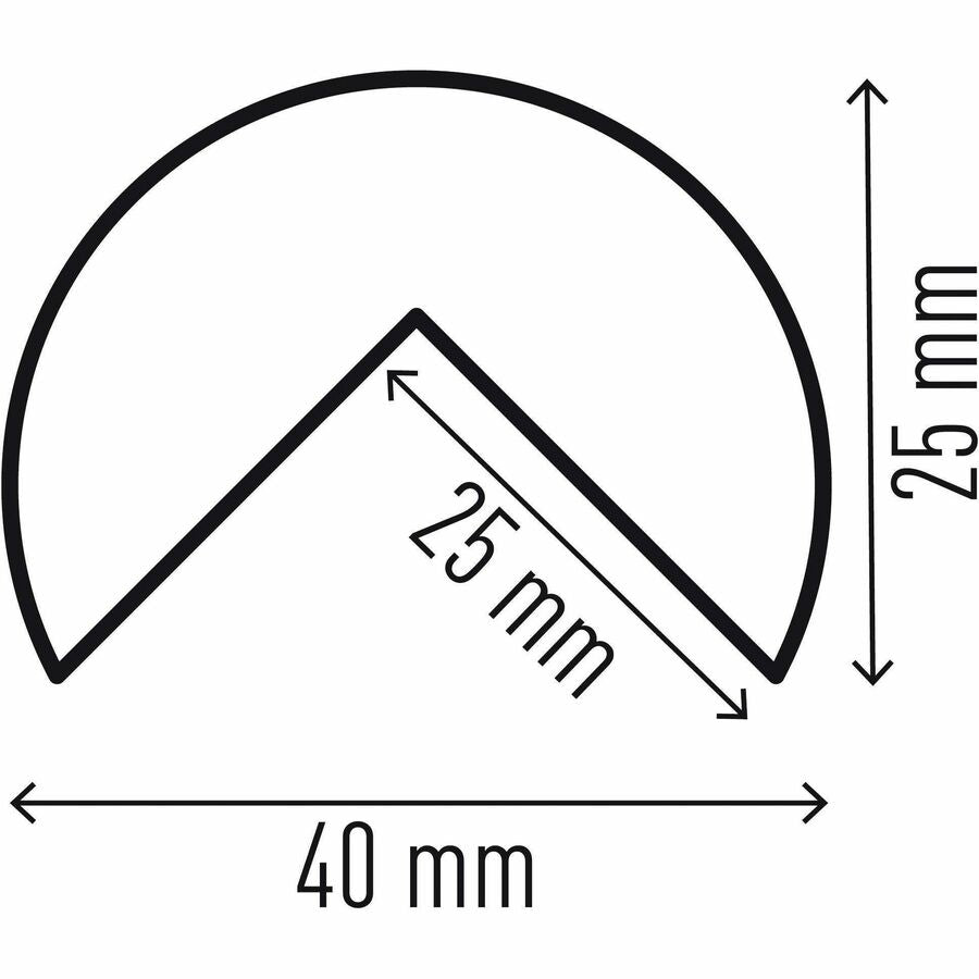 DURABLE Corner Protection Profile C25R - 5 PK