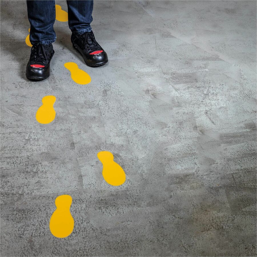 DURABLE Floor Marking Shape: 'Foot' - 5 Pairs