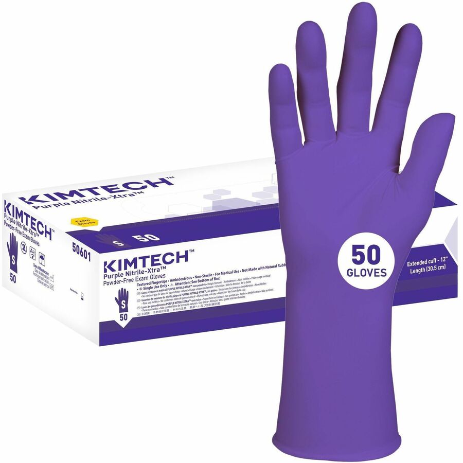 Kimtech Purple Nitrile-Xtra Exam Gloves