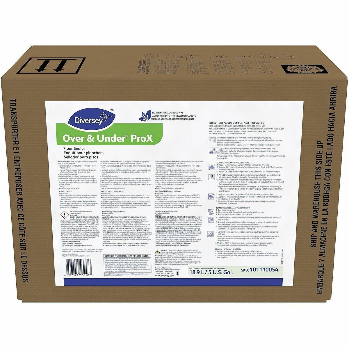 Diversey Over & Under ProX Floor Sealer