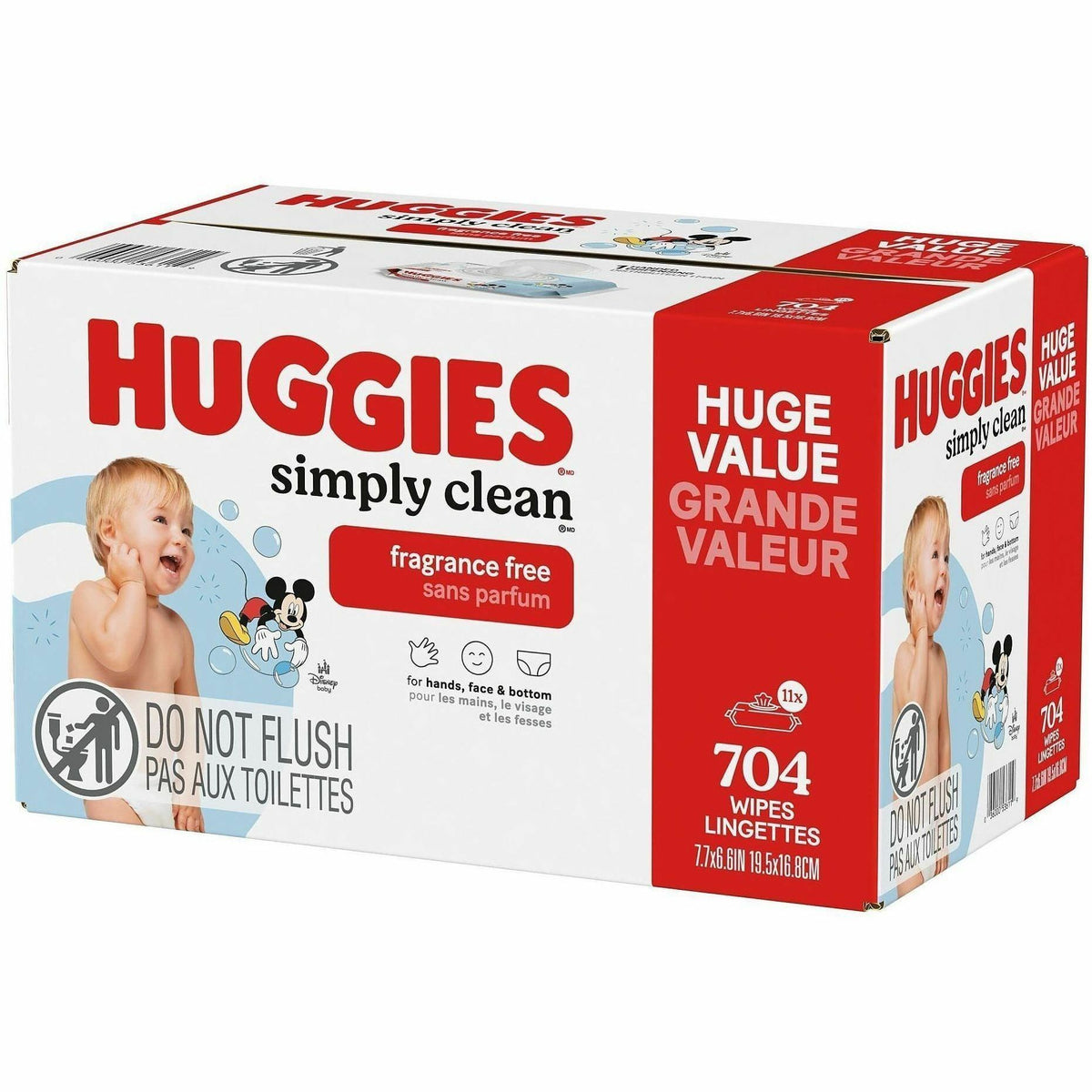 Huggies SimplyClean Frag-Free Wipes