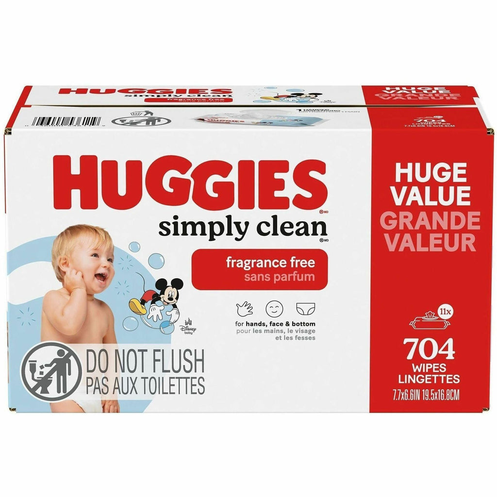 Huggies SimplyClean Frag-Free Wipes
