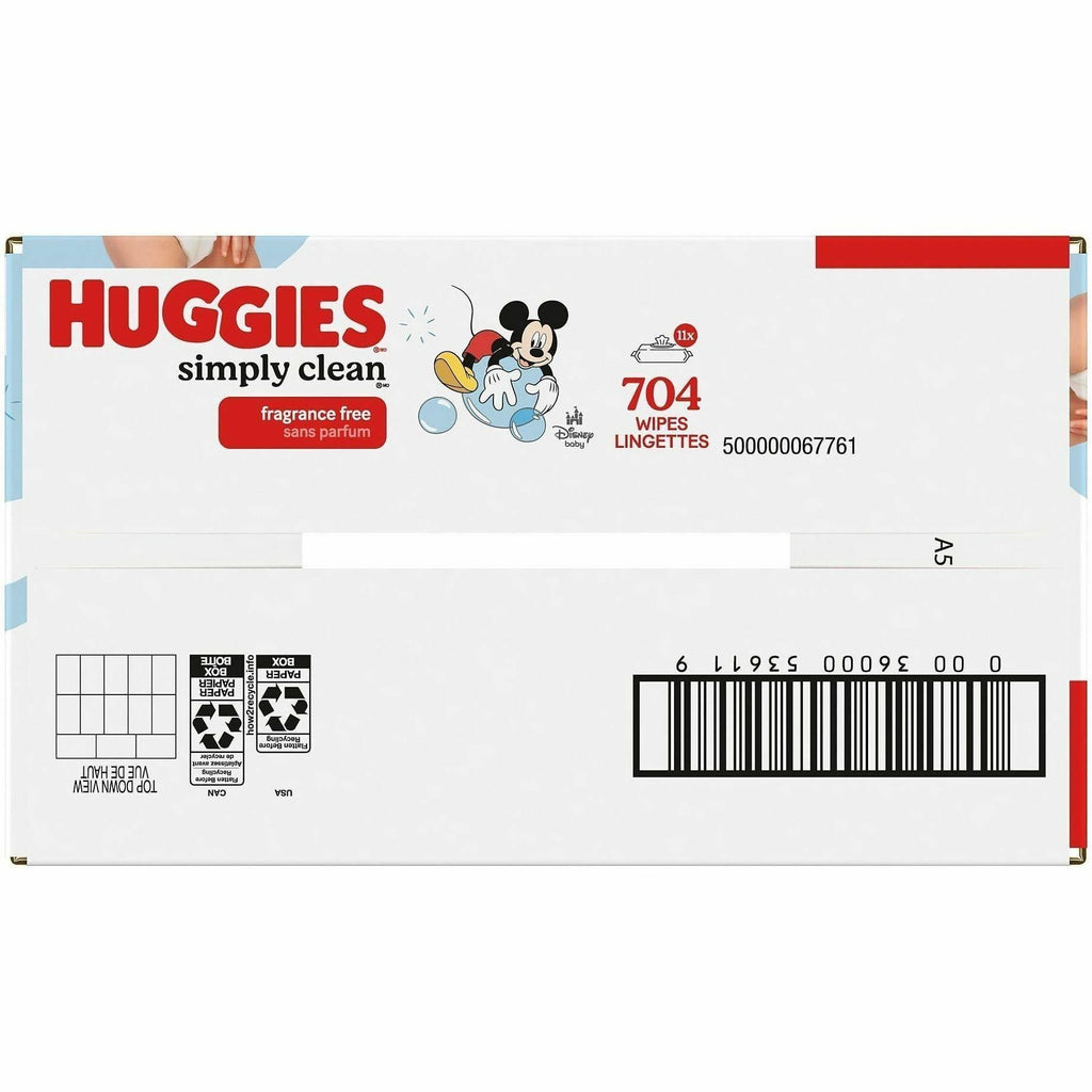 Huggies SimplyClean Frag-Free Wipes