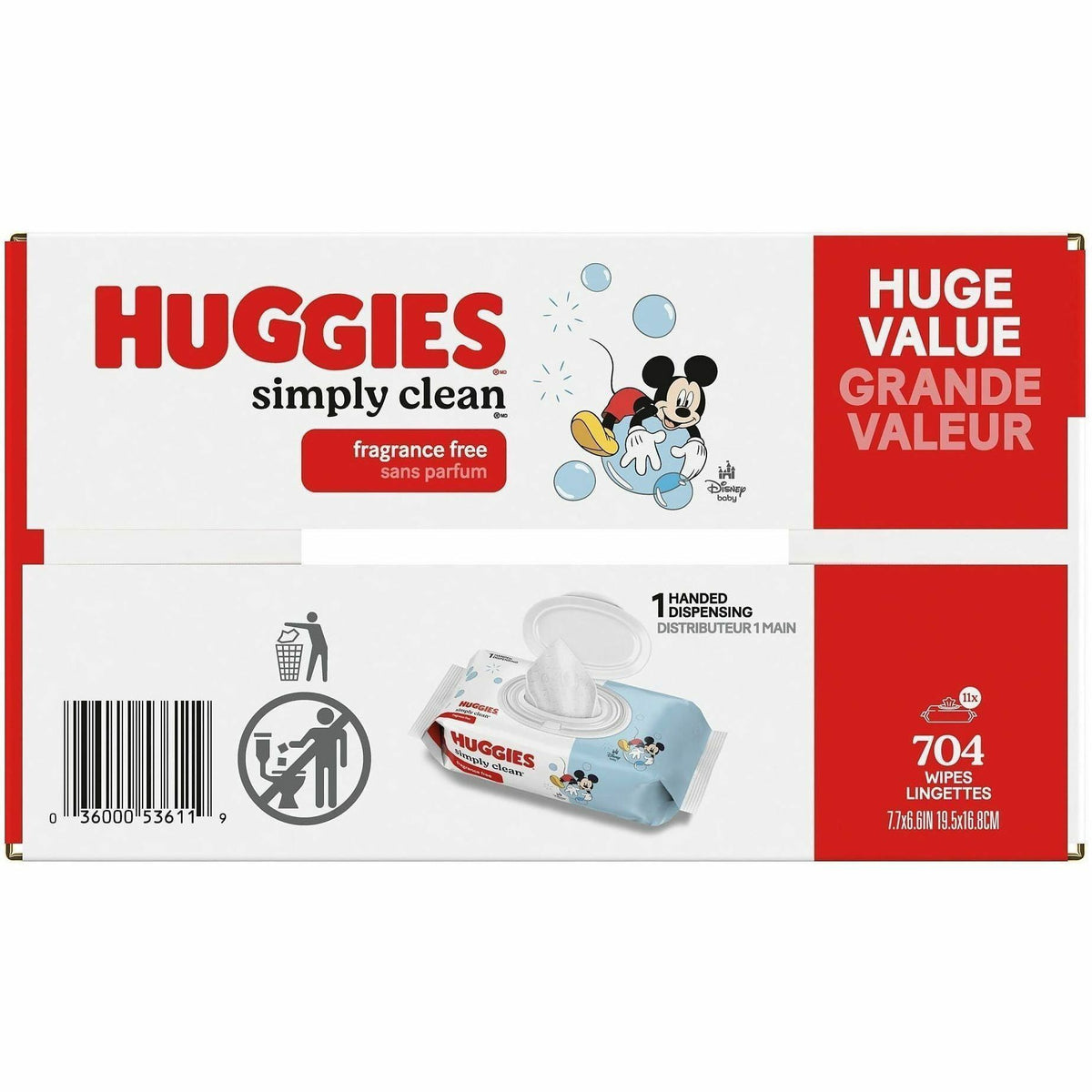 Huggies SimplyClean Frag-Free Wipes